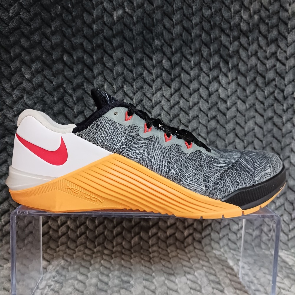 Nike Metcon 5 Black Laser Orange Women's Training Fitness Sneakers Shoes Sz 6.5 - Picture 8 of 14